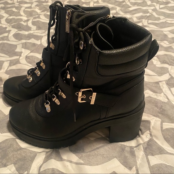 Guess Shoes - Guess ankle combat boots for women